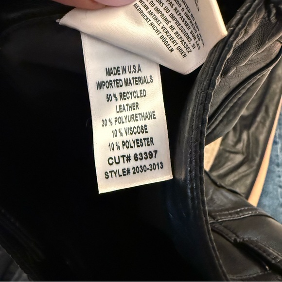 CITIZENS OF HUMANITY • Isola recycled leather crop bootcut pant - black - 26 - Picture 12 of 12